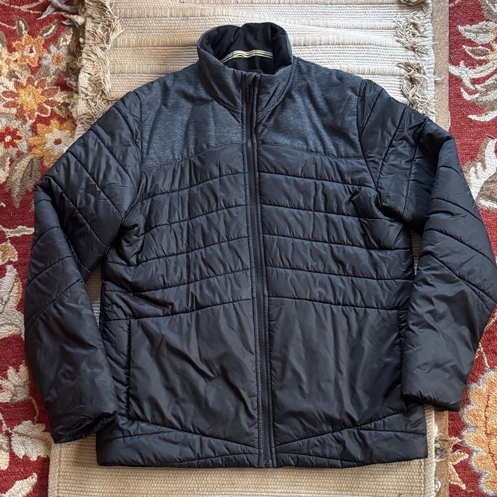 Smartwool Jacket Merino loft wool insulated puffy zip black excellent men’s M